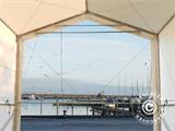 Capannone tenda PRO XL 3,5x10x3,3x3,94m, PVC, Bianco