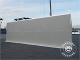 Capannone tenda PRO XL 3,5x10x3,3x3,94m, PVC, Bianco