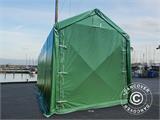 Capannone tenda PRO XL 4x10x3,5x4,59m, PVC, Verde