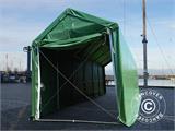 Tenda de armazenagem PRO XL 4x10x3,5x4,59m, PVC, Verde