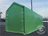 Lagerzelt PRO XL 4x10x3,5x4,59m, PVC, Grün