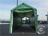 Capannone tenda PRO XL 4x10x3,5x4,59m, PVC, Verde Capannone tenda PRO XL 4x10x3,5x4,59m, PVC, Verde