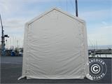 Opslagtent PRO XL 4x10x3,5x4,59m, PVC, Wit