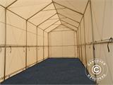 Storage shelter PRO XL 4x10x3.5x4.59 m, PVC, White Storage shelter PRO XL 4x10x3.5x4.59 m, PVC, White