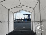 Skladišni šator PRO XL 4x10x3,5x4,59m, PVC, Bijela