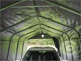 Carpa garaje PRO 3,6x6x2,7m PE con cubierta para suelo, Gris