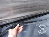Garagem portátil PRO 3,6x6x2,7m em PE com cobertura de solo, Cinza Garagem portátil PRO 3,6x6x2,7m em PE com cobertura de solo, Cinza