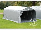 Portable garage PRO 3.6x6x2.7 m PVC with ground cover, Grey Portable garage PRO 3.6x6x2.7 m PVC with ground cover, Grey
