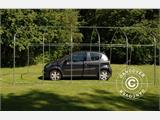 Portable garage PRO 3.6x6x2.7 m PVC with ground cover, Grey Portable garage PRO 3.6x6x2.7 m PVC with ground cover, Grey