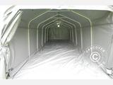 Portable garage PRO 3.6x7.2x2.68 m PVC with ground cover, Grey Portable garage PRO 3.6x7.2x2.68 m PVC with ground cover, Grey