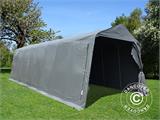 Zeltgarage PRO 3,77x9,7x3,18m PVC, Grau Zeltgarage PRO 3,77x9,7x3,18m PVC, Grau