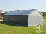 Storage shelter PRO 4x12x2x3.1 m, PVC, Grey Storage shelter PRO 4x12x2x3.1 m, PVC, Grey