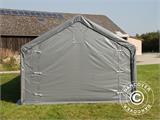 Tenda de armazenagem PRO 4x12x2x3,1m, PVC, Cinza