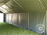 Tenda de armazenagem PRO 4x12x2x3,1m, PVC, Cinza