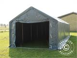 Storage shelter PRO 4x12x2x3.1 m, PVC, Grey Storage shelter PRO 4x12x2x3.1 m, PVC, Grey