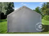 Carpa grande de almacén PRO 4x12x2x3,1m, PVC, Gris