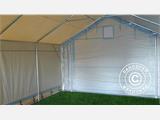 Opslagtent PRO 4x12x2x3,1m, PVC, Grijs