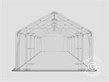 Storage shelter PRO 4x12x2x3.1 m, PVC, Grey