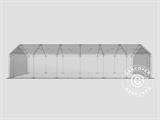Storage shelter PRO 4x12x2x3.1 m, PVC, Grey Storage shelter PRO 4x12x2x3.1 m, PVC, Grey