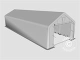 Storage shelter PRO 4x12x2x3.1 m, PVC, Grey