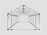 Tenda de armazenagem PRO 4x12x2x3,1m, PVC, Cinza