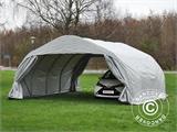 Portable double garage 5.4x6x2.9 m PVC, Grey