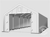Tenda de armazenagem PRO 4x10x2x3,1m, PVC, Cinza Tenda de armazenagem PRO 4x10x2x3,1m, PVC, Cinza