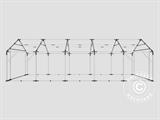Tenda de armazenagem PRO 4x10x2x3,1m, PVC, Cinza Tenda de armazenagem PRO 4x10x2x3,1m, PVC, Cinza
