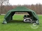 Portable double garage 5.4x6x2.9 m PVC, Green