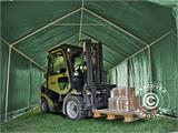 Capannone tenda PRO 4x6x2x3,1m, PVC, Verde