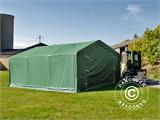 Capannone tenda PRO 4x6x2x3,1m, PVC, Verde