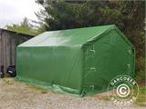 Capannone tenda PRO 4x6x2x3,1m, PVC, Verde