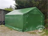 Capannone tenda PRO 4x6x2x3,1m, PVC, Verde