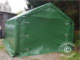 Capannone tenda PRO 4x6x2x3,1m, PVC, Verde