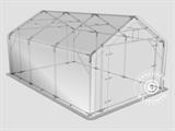 Capannone tenda PRO 4x6x2x3,1m, PVC, Verde