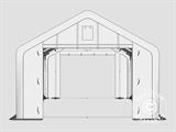 Storage shelter PRO 4x6x2x3.1 m, PVC, Green Storage shelter PRO 4x6x2x3.1 m, PVC, Green