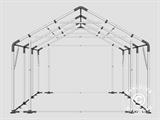 Capannone tenda PRO 4x6x2x3,1m, PVC, Verde