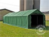 Lagertelt PRO 5x10x2x3,39m, PVC, Grøn