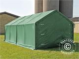 Tenda de armazenagem PRO 4x8x2x3,1m, PVC, Verde