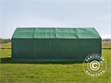 Tenda de armazenagem PRO 4x8x2x3,1m, PVC, Verde