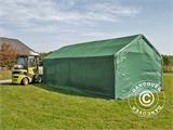 Storage shelter PRO 4x8x2x3.1 m, PVC, Green