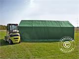 Carpa grande de almacén PRO 4x8x2,5x3,6m, PVC, Verde Carpa grande de almacén PRO 4x8x2,5x3,6m, PVC, Verde