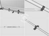 Lagerzelt PRO 5x12x2x3,39m, PVC, Grau Lagerzelt PRO 5x12x2x3,39m, PVC, Grau