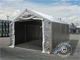 Storage shelter PRO 4x6x2x3.1 m, PE, Grey Storage shelter PRO 4x6x2x3.1 m, PE, Grey