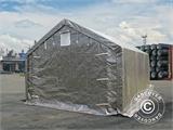 Storage shelter PRO 4x6x2x3.1 m, PE, Grey Storage shelter PRO 4x6x2x3.1 m, PE, Grey