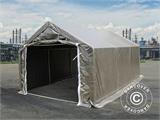 Storage shelter PRO 4x6x2x3.1 m, PE, Grey Storage shelter PRO 4x6x2x3.1 m, PE, Grey