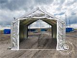 Storage shelter PRO 4x6x2x3.1 m, PE, Grey Storage shelter PRO 4x6x2x3.1 m, PE, Grey