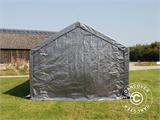 Storage shelter PRO 4x6x2x3.1 m, PE, Grey Storage shelter PRO 4x6x2x3.1 m, PE, Grey