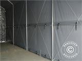 Tenda de armazenagem PRO XL 3,5x8x3,3x3,94m, PE, Cinza