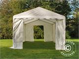 Storage Tent Basic 2-in-1, 4x6 m PE, White